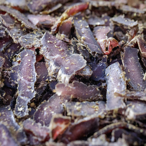Close-up of a kid friendly healthy meat snack